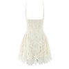 Women's Lace Spaghetti Straps Mini Dress Club Party Robe