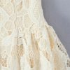 Women's Lace Spaghetti Straps Mini Dress Club Party Robe