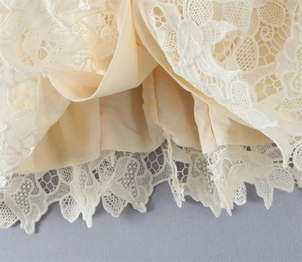Women's Lace Spaghetti Straps Mini Dress Club Party Robe